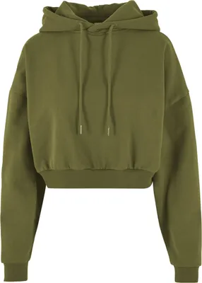 Produktbild von Urban Classics Ladies - Oversized Heavy Hoody oliv - XS