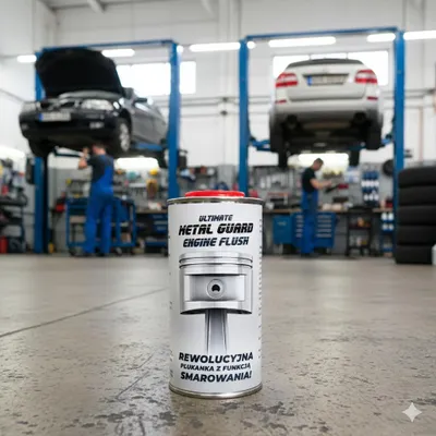 Produktbild von Metal Guard Engine Flush Motorspülung 400 ml mit Schmierfunktion für Benzin Diesel Turbo DPF Motorreiniger ohne aggressive Lösemittel