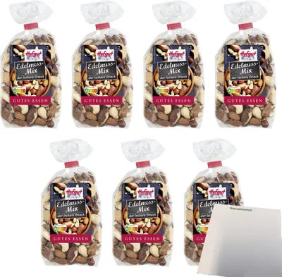 Produktbild von Hofgut Edel-Nuss-Mix VPE (7x200g Beutel) + usy Block