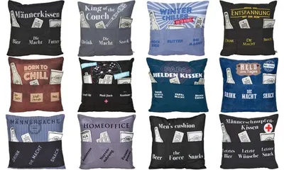Produktbild von HERGO Sofahelden Kissen "Born to Chill"