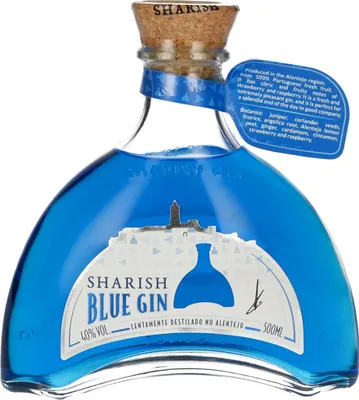 Produktbild von Sharish Blue Gin 40% Vol. 0,5l