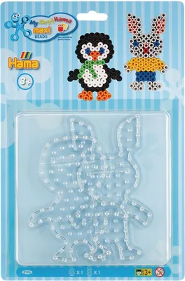 Immagine prodotto di Tavolette Hama "Pinguino coniglio" in blister 2 pezzi