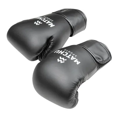 Produktbild von Matchu Sports Boxhandschuhe - 12 OZ - Erwachsene - Schwarz