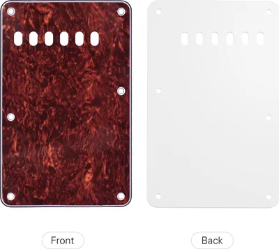 Image de plaque arrière de guitare 6 trous 3 plis Tremolo Back Cover Replacement pour guitare électrique ST