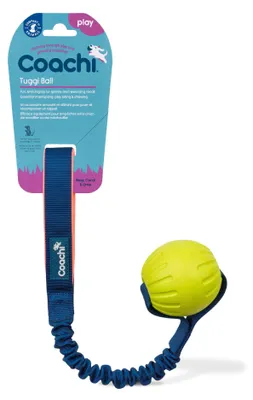 Imagen del producto de Juguete para perros Coachi "Tuggi Ball", azul/amarillo