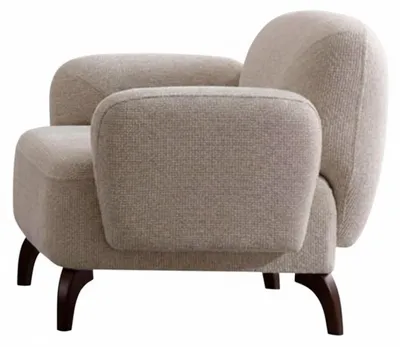 Produktbild von Wohnzimmer Möbel Moderner Stil Beige Holzgestell Komfortabel Entspannend