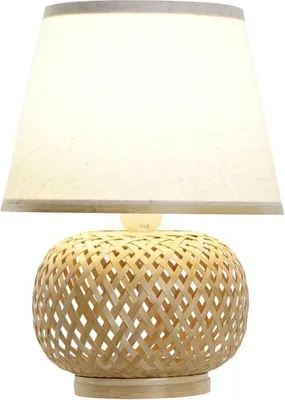 Produktbild von Fine Asianliving Bamboo Webbing Table Lamp Natural Handmade - Gwyneth D32xH47cm