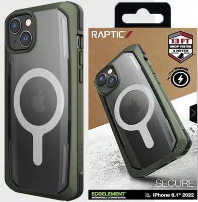 Obrázek produktu pro Raptic X-Doria Case Pouzdro s magnetickou pojistkou pro Iphone 14Plus Green
