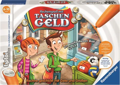 Produktbild von Ravensburger tiptoi® Rechenspaß mit Taschengeld