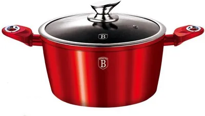 Immagine prodotto di BERLINGER HAUS LINEA METALLICA ROSSA GRANITO COOK 20 cm BH-1256