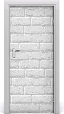 Produktbild von Tulup Türaufkleber 85x205 cm Dekorative Aufkleber Selbstklebend Wasserdichte Tapete Abnehmbar Schlafzimmer Wohnzimmer Wohnkultur - Ziegelwand