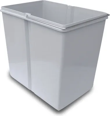 Immagine prodotto di Cestino di ricambio Naber, grigio alluminio (15 litri).  - Cestino per rifiuti