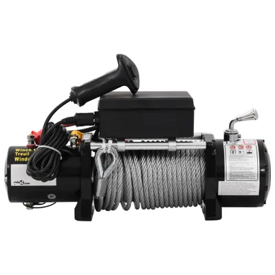 Produktbild von vidaXL Elektrische Seilwinde 12 V 5909 kg