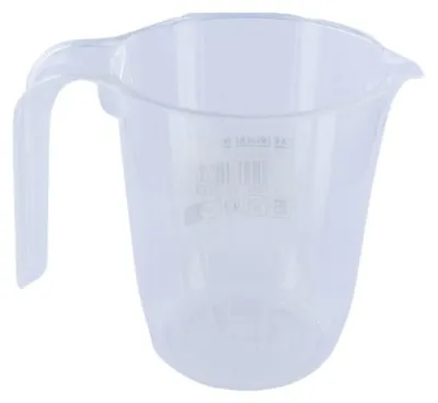 Image de Verre doseur 500 ml en plastique transparent Fackelmann Basic