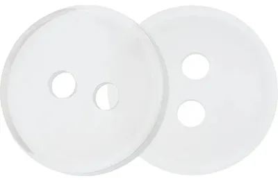 Zdjęcie produktu dla Guzik - zestaw 6 szt. - średnica 13 mm - biały