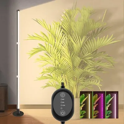 Zdjęcie produktu dla Ibenzoa® LED lampa do roślin o pełnym spektrum – 243 diody LED, timer i regulowane tryby oświetlenia, do zawieszenia lub do postawienia, energooszczędna, przeznaczona do roślin doniczkowych