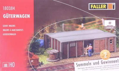 Produktbild von Faller 180384 Güterwagen Spur H0 in