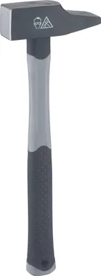 Image de Marteau de serrurier Ruthe, forme française, tête 30 mm / 510 g, fibre de verre