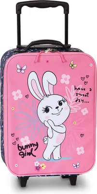 Produktbild von Fabrizio Bunny Girl Kindertrolley Kabinen Kinderkoffer 20582-5021