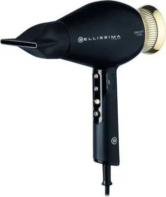 Obrázok produktu pre Fén na vlasy BELLISSIMA Creativity 4 You, 1800 W, 3 teploty, 4 príslušenstvá (3 koncentrátory, 1 difúzor)