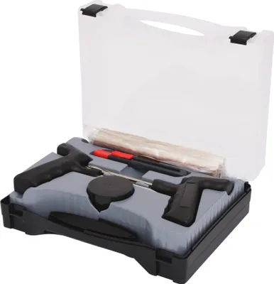 Immagine prodotto di KS Tools Set per vulcanizzazione pneumatici per veicoli commerciali, 5 pezzi, filettatura 178 mm - 150.1080
