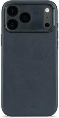 Produktbild von Decoded, Hülle iPhone 17 Pro Max MagSafe Leder stoßfest robust, Blau