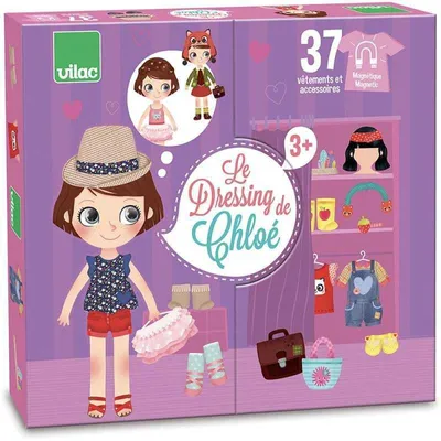 Obrázok produktu pre Vilac Drevené magnetky obliekanie Chloe Vilac