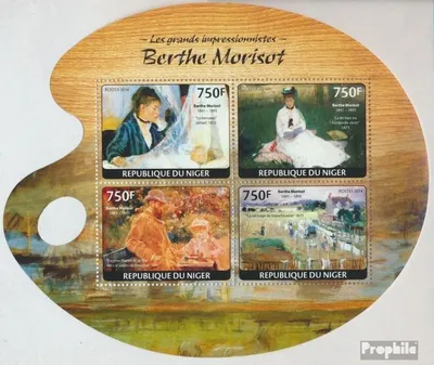 Produktbild von Briefmarken Niger 2014 Mi 3131-3134 Kleinbogen (kompl. Ausg.) postfrisch Berthe Morisot
