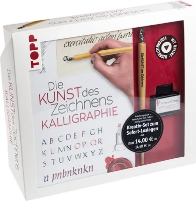Produktbild von Kreativ-Set Die Kunst des Zeichnens Kalligraphie