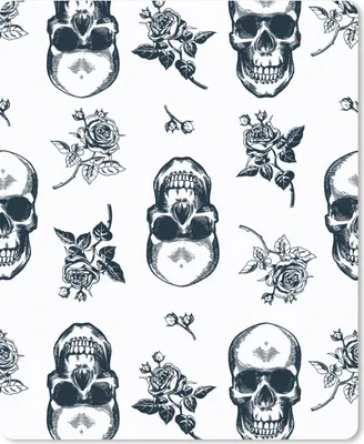 Produktbild von MuchoWow® Mauspad Mousepad Teens - Totenkopf - Muster 30x40 cm - Mousepads - Maus Mat - Pad - Mausunterlage - Mausmatten