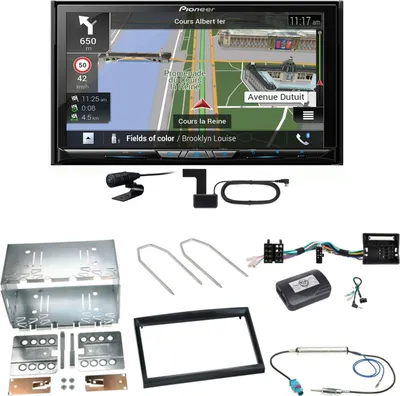 Produktbild von Pioneer AVIC-Z830DAB Navigation CD Einbauset für Citroen C2 C3 Berlingo Jumpy