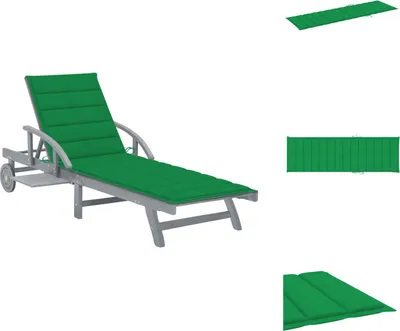 Produktbild von vidaXL Sonnenliege mit Auflage Akazie Massivholz - Sonnenliegen