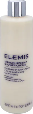 Produktbild von Elemis Duschcreme 300 ml, hautnährend und hydratisierend für sanfte Reinigung, mit Milchprotein, Weizenkeimöl und Kamelienöl, körperberuhigend, reichhaltige und cremige Formel