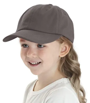 Produktbild von Baseball Cap Kinder Uni Atmungsaktiv Baumwolle Leicht Sonnenschutz 52 Dunkelgrau