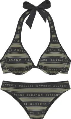 Produktbild von Elbsand Bügel-Bikini Zone olive-schwarz Größe 44 Cup B