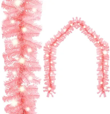 Image de Guirlande de Noël avec lumières LED 5 m Rose