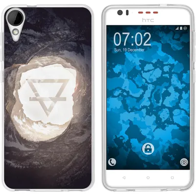 Produktbild von PhoneNatic Case kompatibel mit HTC Desire 825 Silikon-Hülle Element Erde M2