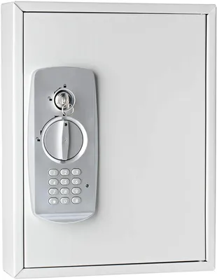 Productafbeelding van Sleutelkast voor 21 sleutels met elektronisch slot, lichtgrijs