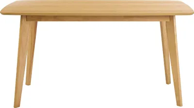 Produktbild von Miliboo - Skandinavischer Esstisch in hellem Eichenholz L150 cm LEENA