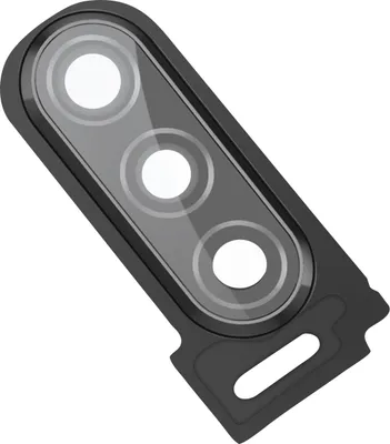Image de Clappio, support lentille de la caméra arrière pour Sony Xperia 10 II, noir