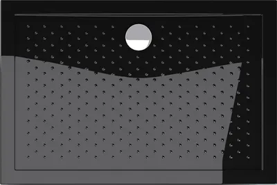 Immagine prodotto di doporro Piatto Doccia 80x120 Rettangolare in Acrilico Nero H 4 cm Ultraslim con Design Antiscivolo - Lucia02AR