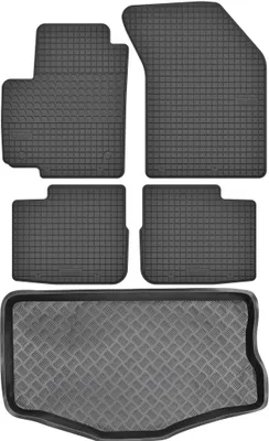 Produktbild von Suzuki Swift IV Schrägheck (2005-2008) - SET: Gummifußmatten + Kofferraummatte
