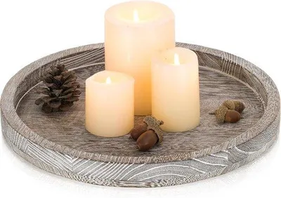 Image de Lames de bois - Décoration de table - 30 cm