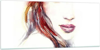 Produktbild von Bilder auf glas - Dame perfekt Kleid Eleganz - 120x50cm - Glasbilder - Wandbilder - Kunstdruck - zum Aufhängen bereit - Wanddekoration aus Glas - Glas Bilder - Wandbild auf Glas - GAB120x50-3135