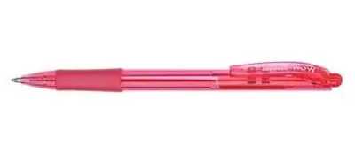 Guľôčkové pero, 0,35 mm, stláčací mechanizmus, PENTEL "BK417", ružová