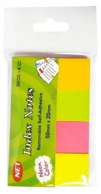 Immagine prodotto di Segnalibri indicatori al neon 4x50K - NET