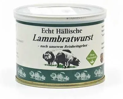 Produktbild von Echt Hällische Lammbratwurst mit Rindfleisch von der BESH (200 g)