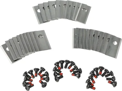 Produktbild von vhbw 30x Ersatz-Messer kompatibel mit Worx Landroid WR113MI, WR111MI Rasenmäher - Ersatzklinge Silber, Edelstahl