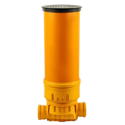 Immagine prodotto di Scarmaxx, Pozzetto di Ispezione DN 400, Fondo del Pozzo, Tubo da 1m, 2x 160
