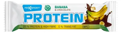 Productafbeelding van Maxsport Banaan & Choco Protein Reep (50 gr)